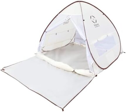 S'more Colline 2 Person Beach Tent, Lightweight & Easy Set Up Pop up Tent, Instant Tent with UV Protection, UFP 30+ Quick Portable Sun Shade Shelter for Beach,Picnic, Backyard, Festivals