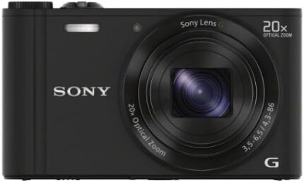 Sony DSC-WX300/B 18.2 MP Digital Camera with 20x Optical Image Stabilized Zoom and 3-Inch LCD (Black)
