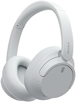 Sony WH-CH720N Noise Canceling Wireless Headphones Bluetooth Over The Ear Headset with Microphone and Alexa Built-in, White New (Renewed)