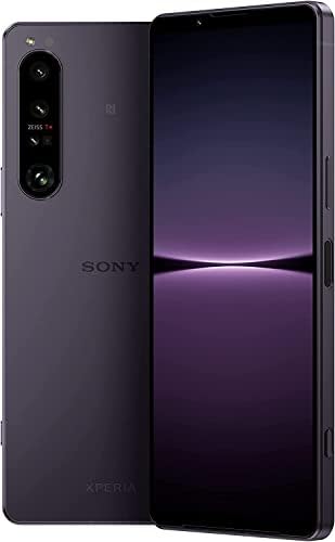 Sony Xperia 1 IV XQ-CT72 5G Dual 512GB 12GB RAM Factory Unlocked (GSM Only | No CDMA - not Compatible with Verizon/Sprint) Mobile Cell Phone – Purple