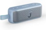 Soundcore Motion 100 Portable Speaker, Bluetooth Speaker with Wireless Hi-Res, 2 Full Range Drivers for Stereo Sound, Ultra-Portable Design for Outdoor Use, Customizable EQ, Punchy Bass, and IPX7