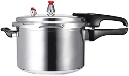 TKFDC Kitchen Pressure Cooker Cookware 18/20/22cm Gas Stove/Open Fire Pressure Cooker Outdoor Camping Cook Tool Steamer (Color : D, Size : 5L)