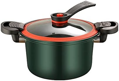 TKFDC Stainless Steel Micro pressure cooker Household Explosion-proof Stew Pot Quick Heating Cooking Machine Push-pull lock 24L 26L (Color : D, Size : 26cm)