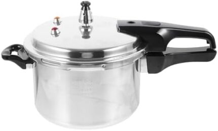 UPKOCH Aluminum Pressure Cooker Pressure Pot Soup Pot Pressure Canner Cooking Pot Cookware Stock Pot for Gas Stove and Induction Cooker 20cm