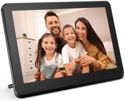 WiFi Digital Photo Frame 8 Inch 1920X1080P Touch Screen, Smart HD Display, 16GB Storage, Picture Frame Share Photos Videos via App, Email, Cloud