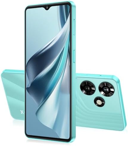 Xgody 13 Pro 6.56'' HD Screen 4G LTE Unlocked Phone, 15MP+5MP Camera Android Cell Phones, Dual SIM Slots Smartphone, 2GB+16GB, 3670mAh Battery, Face Unlock Mobile Phone (Gradient Green)