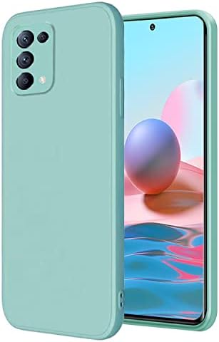 Yarxiawin Compatible for Oppo Find X3 Lite Case Silicone Purple, Soft and Silky Oppo Find X3 Lite Phone Case Shockproof Cover Anti-Fingerprint (Blue)
