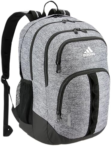 adidas Unisex Prime Backpack, Jersey Onix Grey/Black/White, One Size