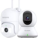 blurams Indoor & Outdoor Security Camera Bundle Set, Pet Cameras for Home Security, 2-Way Talk, Motion Tracking, Cloud & SD, 2.4GHz Wi-Fi Only