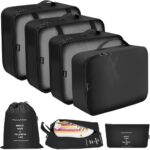 7 Set Packing Bags for Suitcases,ADCKD Luggage Organizer Bags for Travel Accessories,Men & Women Packing Cubes for Carry-On Luggage