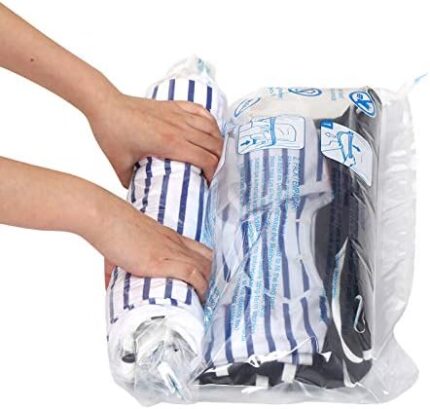 9 Travel Compression Bags, Travel Essentials Compression Bags for Travel, Vacuum Packing Space Saver Bags for Cruise Travel Accessories