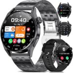LIGE Smart Watch for Men with Bluetooth Call, 1.39" HD Round Smartwatch 111+ Sport Modes Activity Fitness Tracker Blood Oxygen Heart Rate Sleep Monitor Pedometer, 5ATM IP68 Waterproof for Android iOS