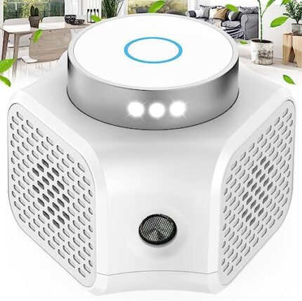 Mice Repellent for House Ultrasonic Squirrel Repeller Pest Repellent Ultrasonic Plug in Rodent Repellent Indoor Electronic Mouse Deterrent Devices Rat Control with LED RV Strobe Lights for Home Attic