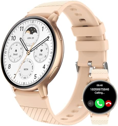 Smart Watch (Answer/Make Call), Smartwatch Fitness Tracker for Android and Smart Watch (Answer/Make Call), Smartwatch Fitness Tracker for Android and iOS Phones with Heart Rate Sleep Tracking, Multi Sport Modes, Blood Oxygen, Ai Voice Control,Fitness Watch for Women Men