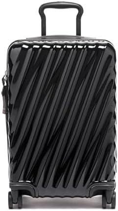 TUMI - 19 Degree International Expandable 4-Wheel Carry On - Hard Shell Carry On Luggage - Rolling Carry On Luggage for Plane & International Travel - Black