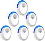 Ultrasonic Pest Repeller, 6 Pack - Indoor Pest Control, Pest Repellent Ultrasonic Plug in Mouse Repellent for Rodent, Mosquito, Electronic Pest Repeller for Home, Attic, Garage, Hotel, Office