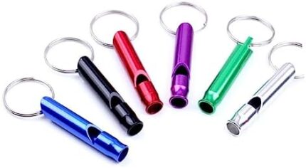 VANZACK 4pcs Survival Supplies Metal Survival Whistle Survival Supplies Aluminum Alloy Safety Whistle Emergency Whistle Life-Saving Equipment Survival Equipment Whistle Survive Tool