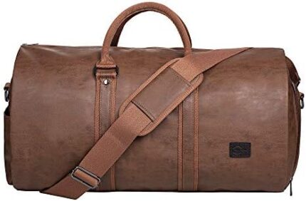 seyfocnia Convertible Travel Garment Bag,Carry on Garment Duffel Bag for Men Women - 2 in 1 Hanging Suitcase Suit Business Travel Bag