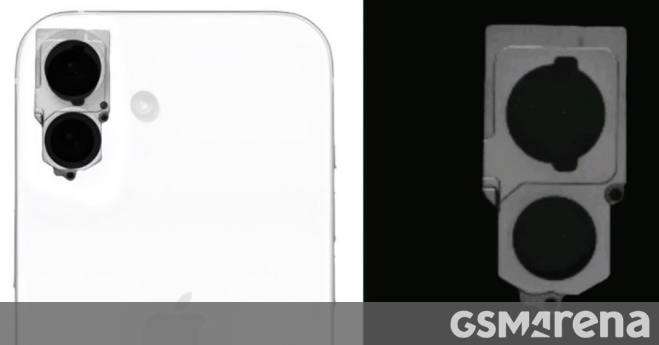 iPhone 16's camera module leaks confirming new vertical arrangement
