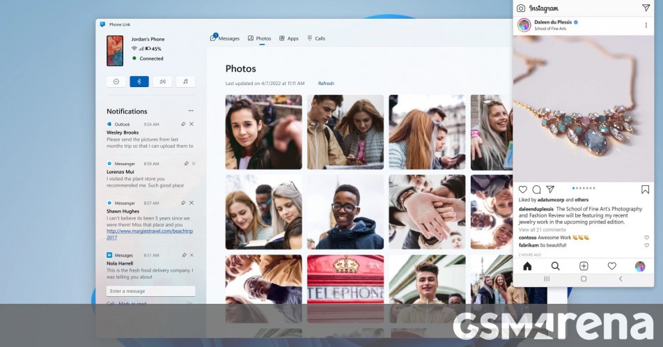 Microsoft Phone Link text extract feature now rolling out globally