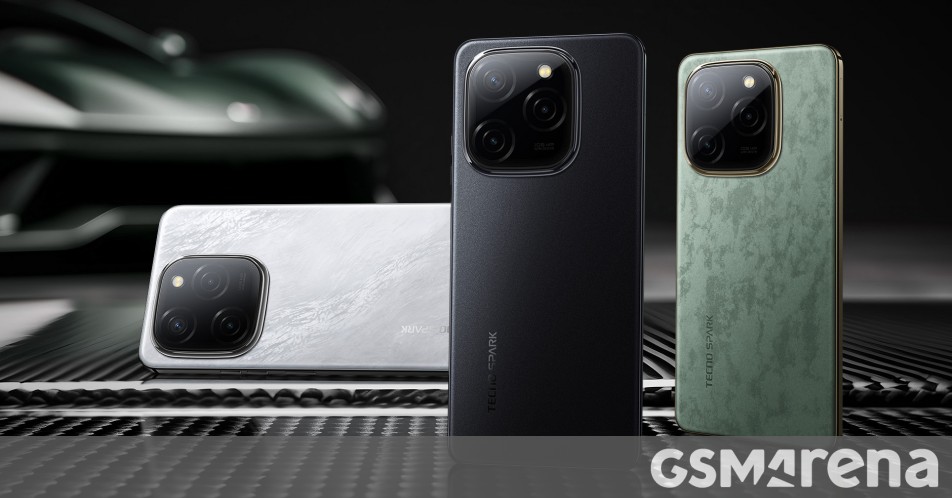 Tecno Spark 20 Pro 5G official with vegan leather back and 108MP camera